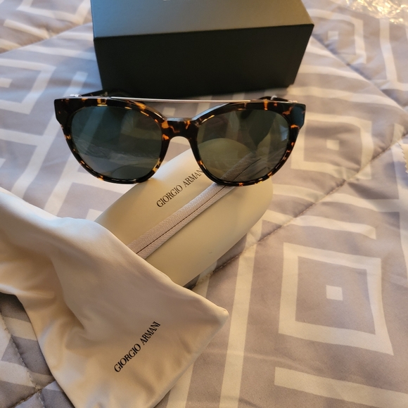 Giorgio Armani Accessories - GIORGIO ARMANI AR8050 5294/71 HAVANA GREY SUNGLASS
